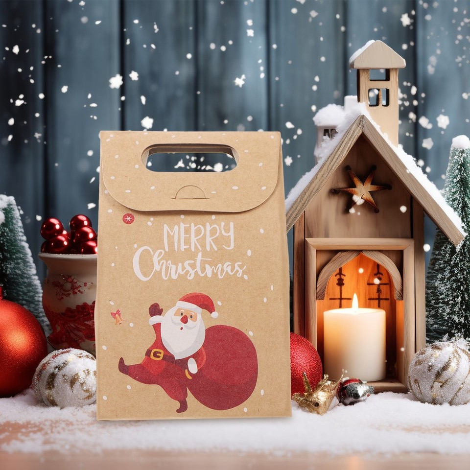 HEMOTON 12 Pezzi Sacchetti Regalo Natalizio Pupazzo di Neve