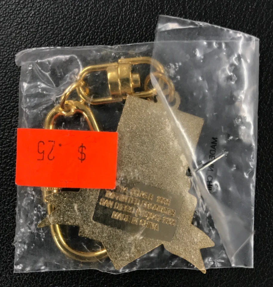 1997 MLB All-Star Game Cleveland Indians Keychain VTG Souvenir Baseball SEALED! - Image 2 of 2