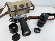 Mamiya Sekor DTL 1000 35mm Film Camera Titan Lens 35mm Vivitar 90-230mm 1:4.5 /r