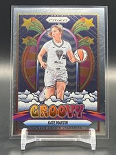 2025 Panini Prizm WNBA Kate Martin Groovy #4 Golden State Valkyries
