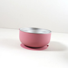 400Ml Bear Shape Baby Suction Bowl Silicone Stainless Steel, Non-Slip Toddle