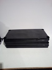 Keter Plus 4 Tier Shelf Plastic Storage Unit Garage Workshop Black Utility Home