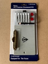 Vintage Dunlop Deluxe All Purpose Scorecard Kit, Taiwan R.O.C., Sealed
