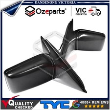 Pair LH+RH Electric Door Mirror Black For Holden Commodore VN VP VR VS 88~00