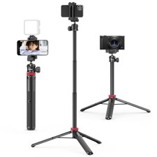 ULANZI MT-44 59" Extendable Phone Camera Tripod Selfie Stick 360 Ballhead Black