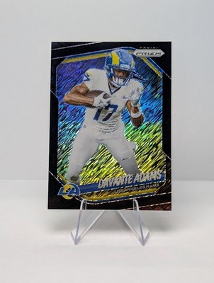 2025 Panini Prizm Davante Adams #104 Black Shimmer Prizm 1/1 Los Angeles Rams