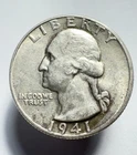 1941 Washington Silver Quarter-1046