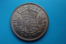 1949 George VI, Half Crown, see images.