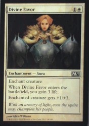 Divine Favor #14 Magic 2012 (M12) Common MTG