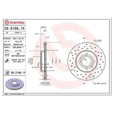 2x Brembo Scheibenbremse 26048248 vorne 3256152893 6NO615301D