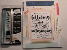 Lettering and Modern Calligraphy : Learn Hand Lettering and Brush Lettering:...