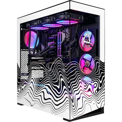 CLX Horus Liquid Cooled Gaming Desktop Computer, AMD Ryzen 7 9800X3D 4.7GHz, 64G