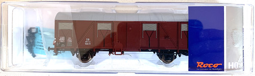 Roco H0 76613 Glmhs 50 ged. Güterwagen mit Schlusslicht / Ep. III / DC | Zustand: Gebraucht
