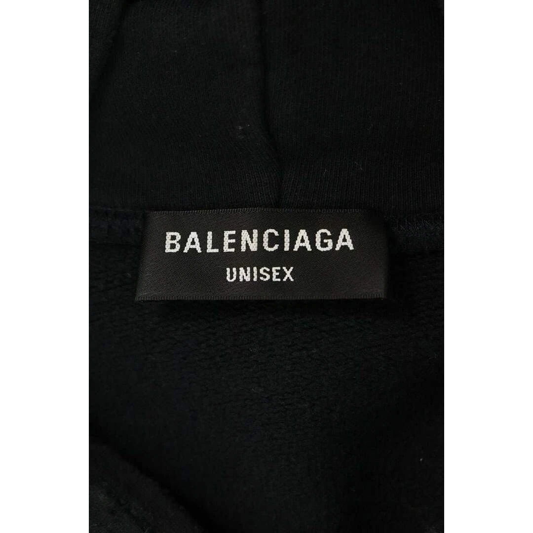 Felpa con cappuccio pullover Balenciaga 22AW 694986 TMVH4 stampa logo dipinto uomo 4 usata 439