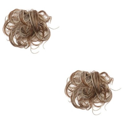 Set of 2 Haarteile Für Oberkopf Frauen Haarschmuck Damen Dutthaar