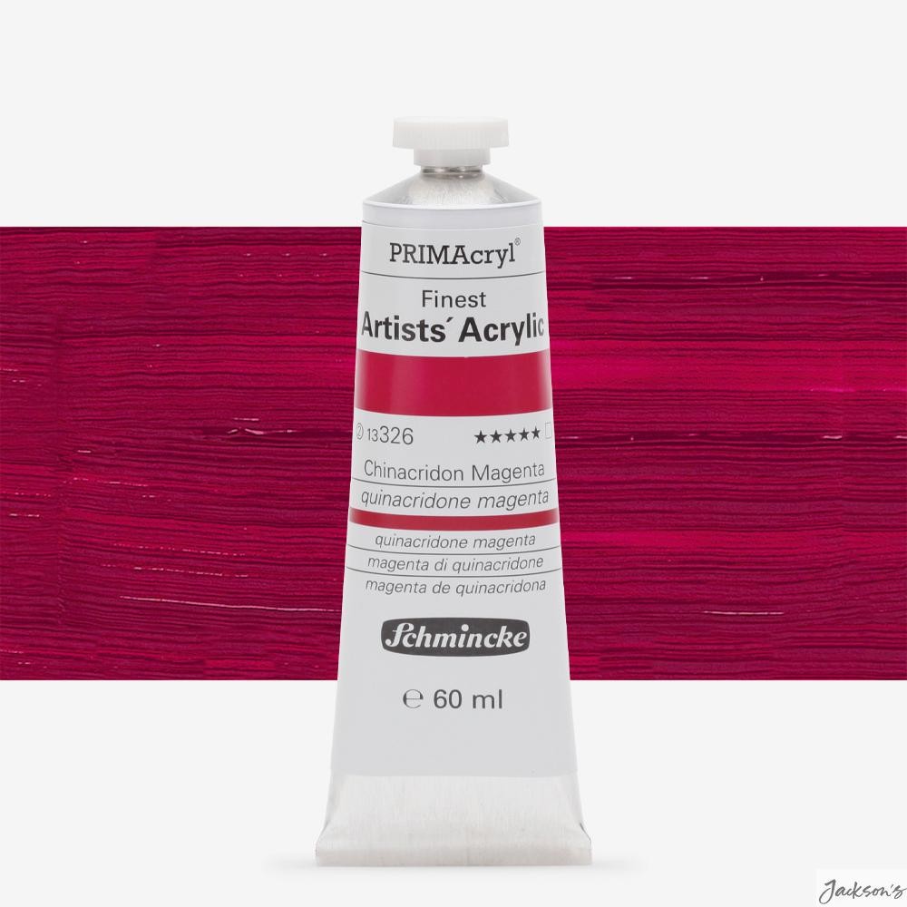 Schmincke Primacryl Heavy Body Acrylic Paint 60ml Quinacridone Magenta Artist...