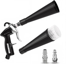 Pistola Aria Compressa per Auto, Asciugatura Rapida Con Ugello Turbo E Spazzola,