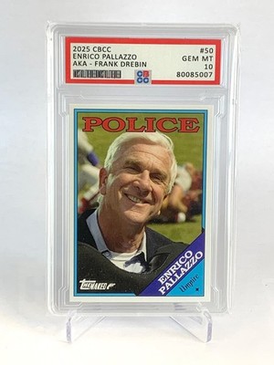 Enrico Pallazzo - AKA: Frank Drebin ~ Custom Parody Card - Novelty Grade 10