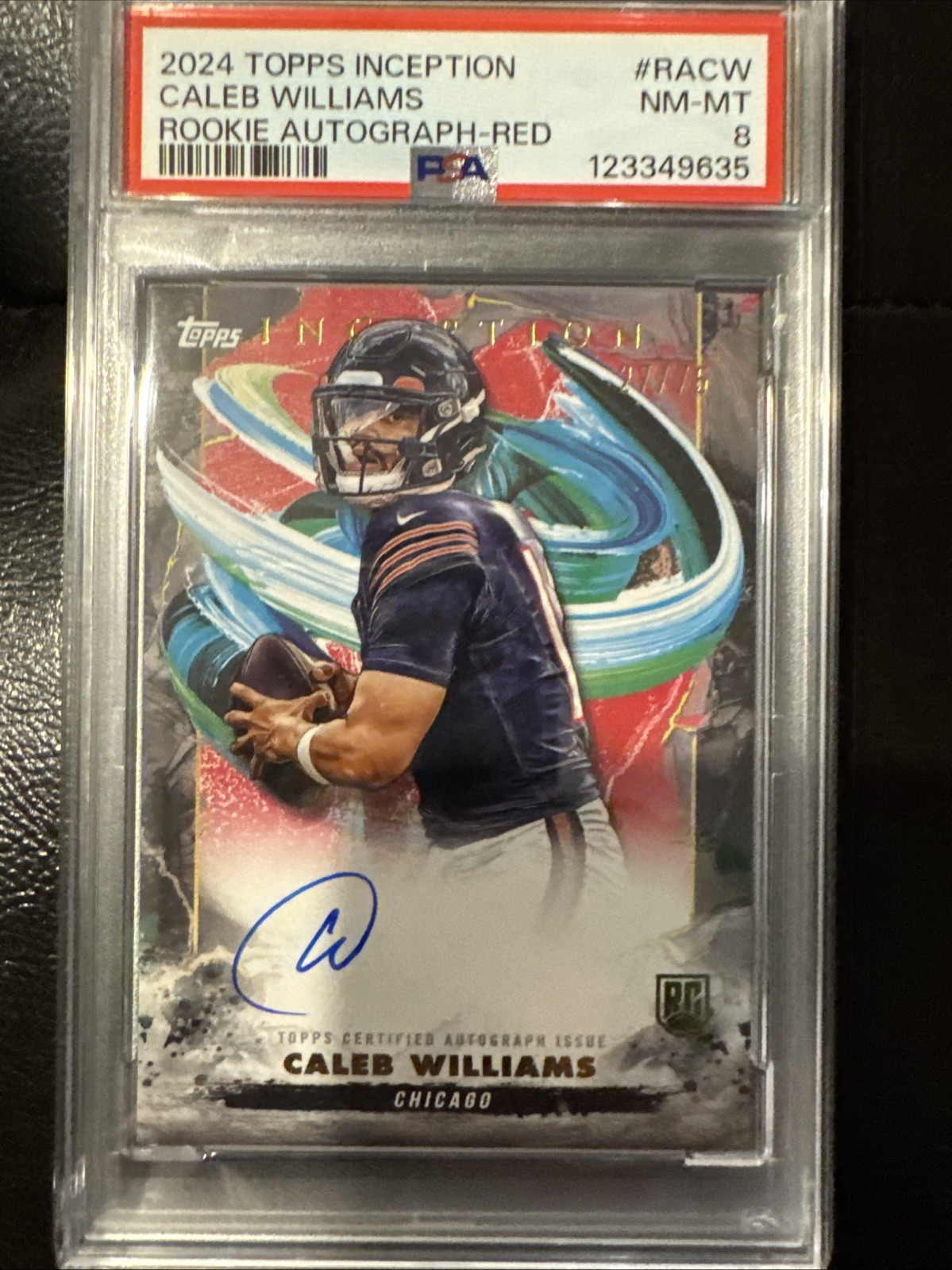 2024 Topps Inception - Caleb Williams #157 Red /75 (RC)