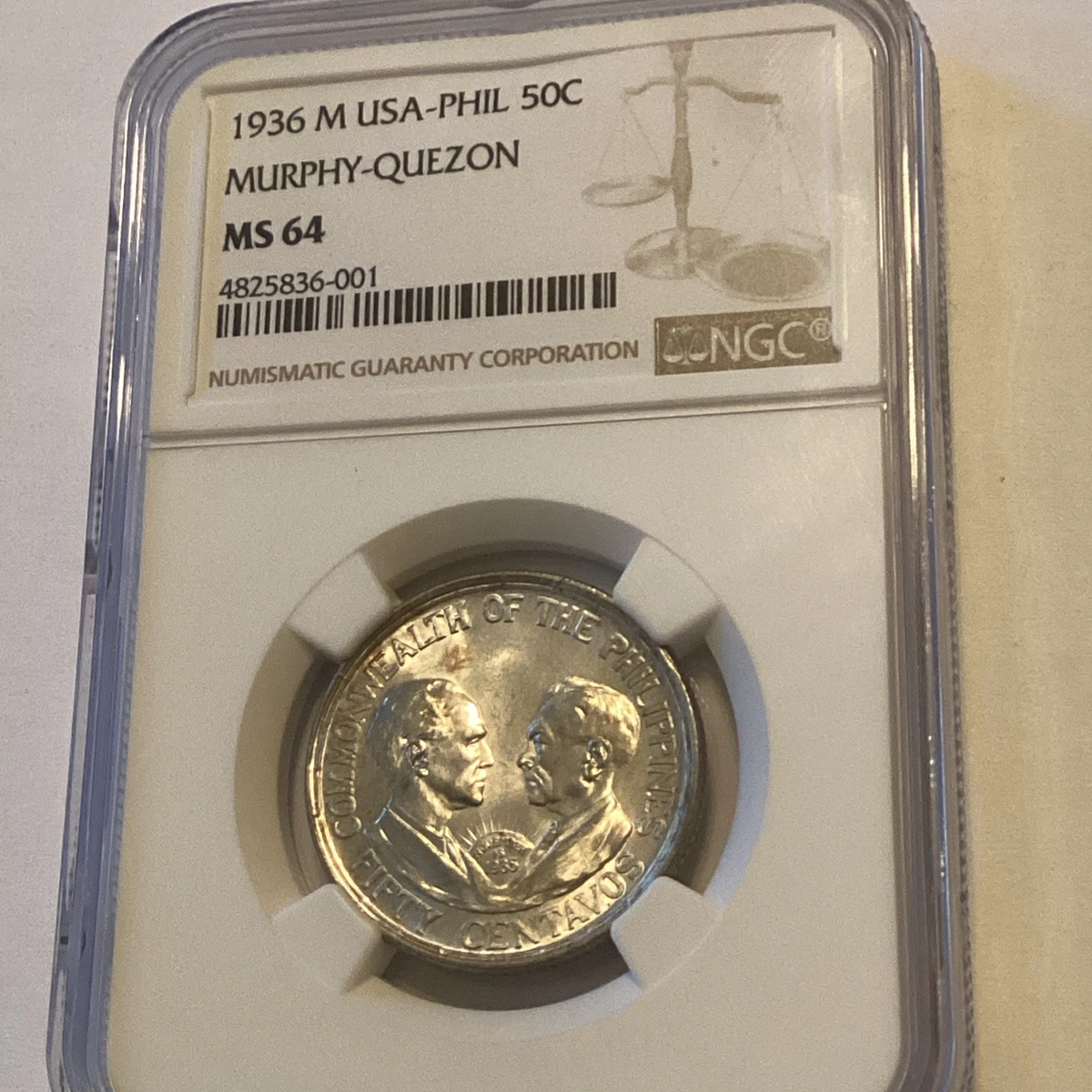 Silver NGC Grade MS 64 U.S. Philippine Coins (1898-1946) for sale