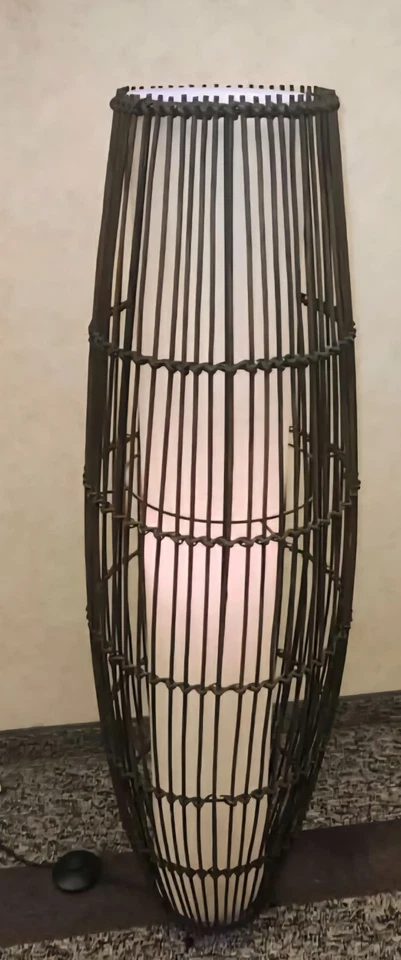 Hampton Bay Ryland. Black Outdoor/Indoor Floor Lamp - Image 2 of 3