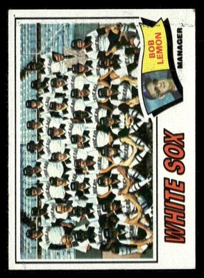 1977 Topps #418 Chicago White Sox / Bob Lemon TC, MGR, CL EX - NM