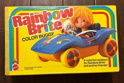 Vintage 1983 RARE Rainbow Brite Color Buggy New In Box Sealed