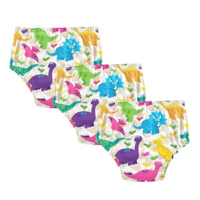 Dinosaur Cartoon Colorful Potty Training Underwear Cotton Absorbent Soft Baby...