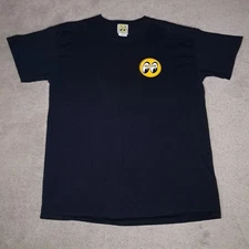 Vintage Mooneyes Racing T-shirt Mens Large Black Double Sided Graphic USA