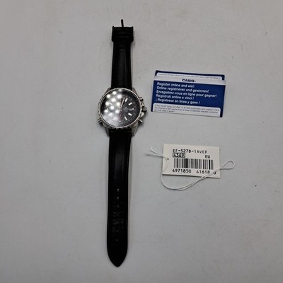 Casio Edifice Watch Leather Strap EF-527D WR 100M