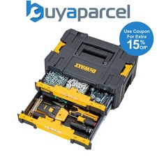 Dewalt DWST1-70706 TStak IV Tool Storage Box with 2 Shallow Drawers 8L Capacity