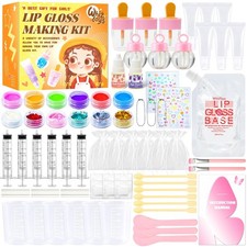 DIY Lip Gloss Making Kit For Teens Beginners 200ml Base Makeup Gift