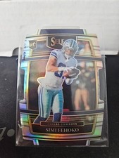 Simi Fehoko 2021 Select Football - Silver Prizm Die Cut #83 - Dallas Cowboys B4