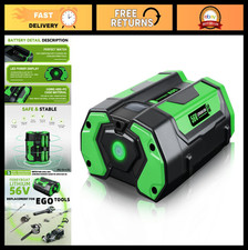 56V 5.0Ah Lithium Replacement Battery for EGO Power Tools - Compatible Durable