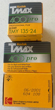 3 Rolls Kodak TMax 400 Pro TMY 135-24 24 Exposure - Expired 06/2001 - NIB