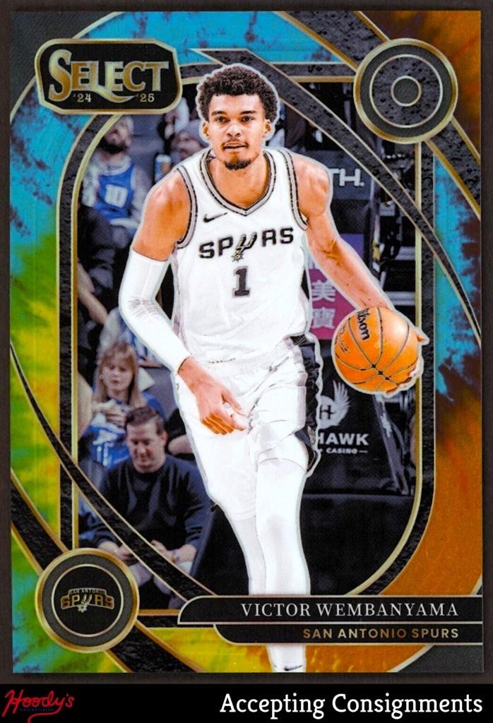 2024-25 Select Tie-Dye Prizms #229 Victor Wembanyama COURTSIDE 01/25 SPURS
