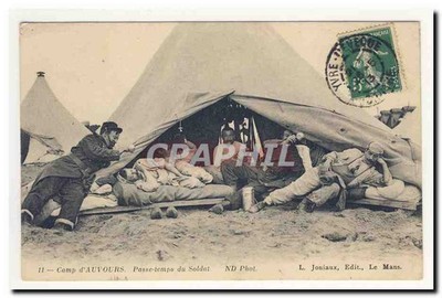 Camp d'Auvours - Soldat's Passport - L. Joniaux, Edit., Le Mans.