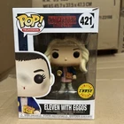 Funko Pop! Vinyl: Stranger Things - Eleven with Eggos (Chase) #421