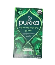 Pukka Organic Herbal Tea Supreme Matcha Green 20 Tea Bags