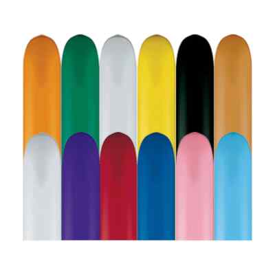 Qualatex 260Q Modellierungsballons - einfarbige Auswahl