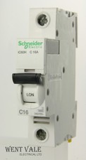 Schneider Acti 9 - iC60HC116-A9F54116 - 16a Type C Single Pole MCB Latest Model