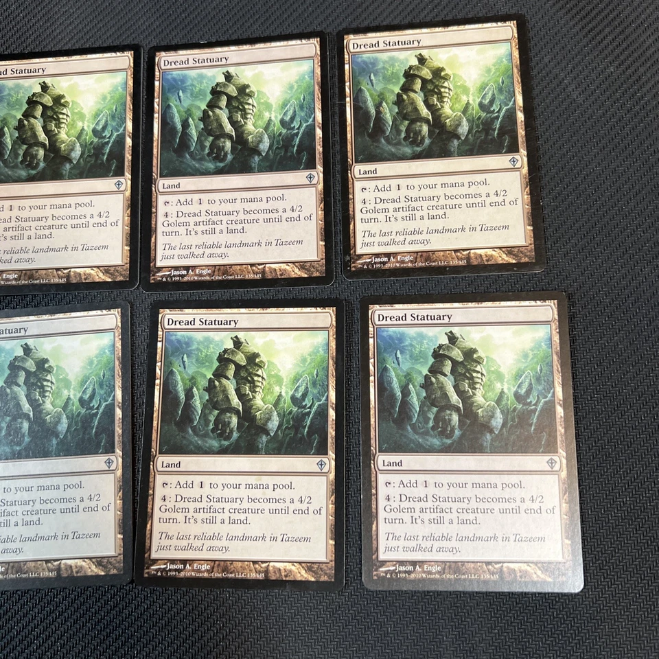 Dread Statuary Land Magic The Gathering Mtg Worldwake Card 6 - Image 3 of 4