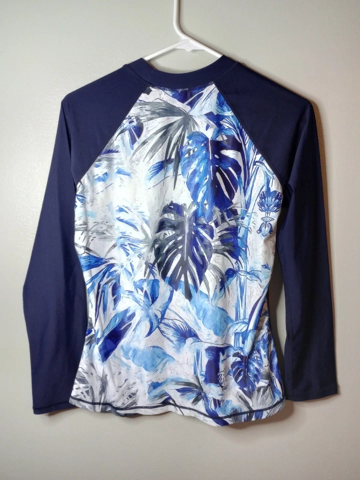 Top de natación sin marca unisex con temática tropical para niños talla mediana Foto 4 de 4