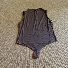 Skims Umber Mock Neck Fits Everybody Sleeveless Bodysuit, Size 3X NWT