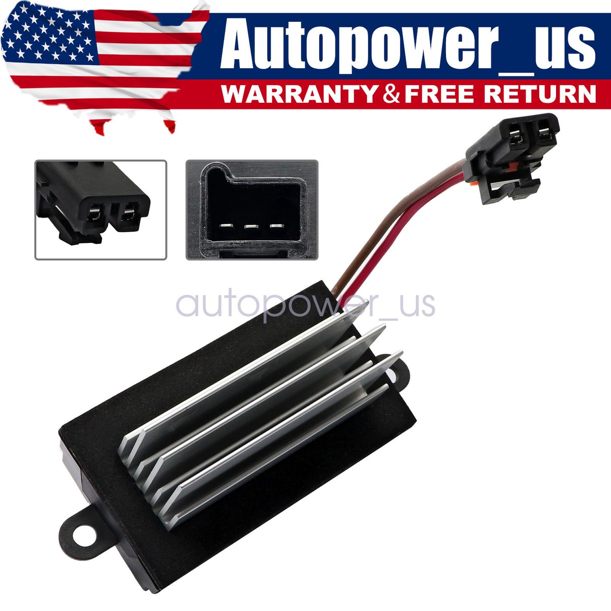 For Hummer H2 2003-2007 Heater Fan AC Blower Motor Resistor Replacement