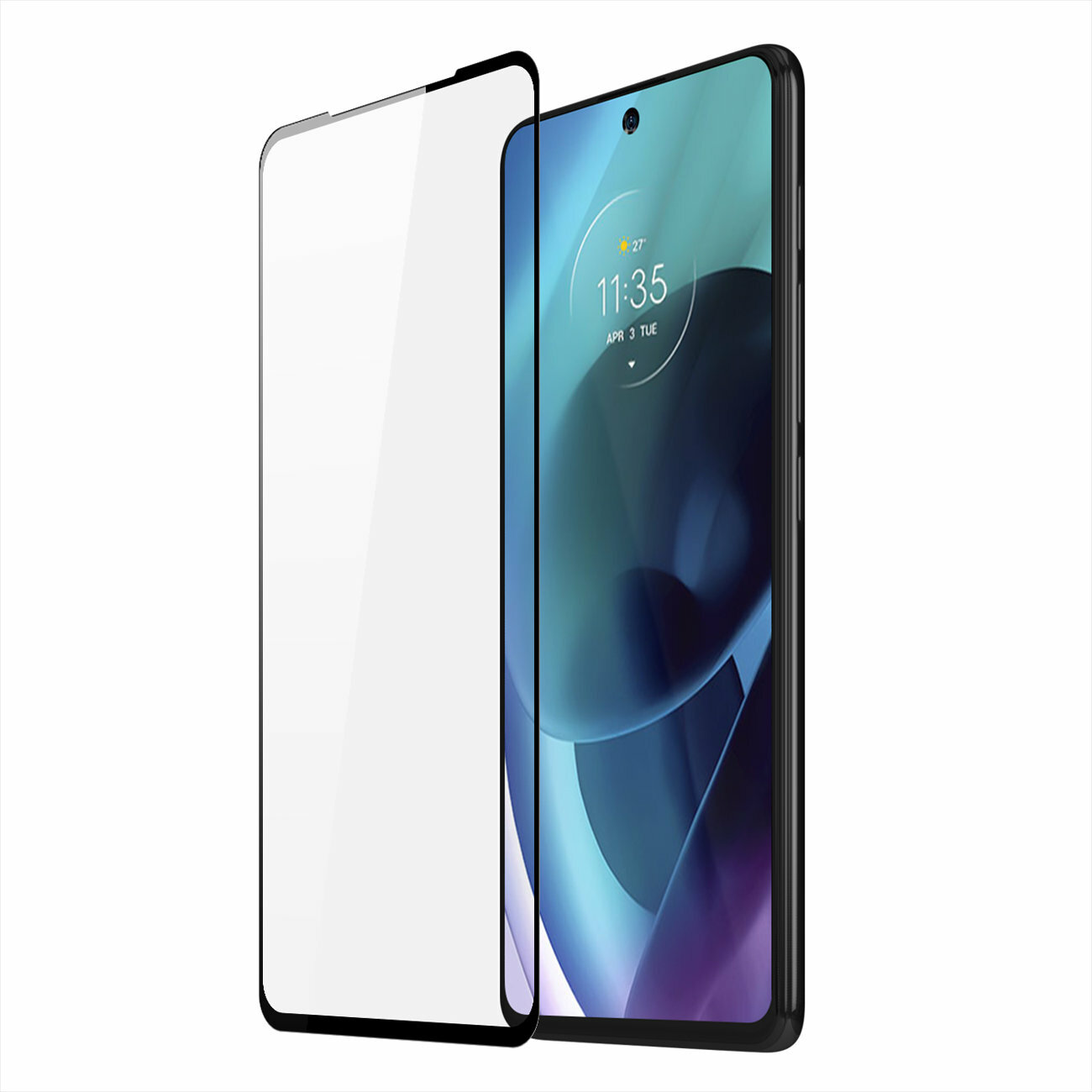 Экран для Motorola Moto G71 5G с изогнутым дисплеем GLAS 10D FULL для Motorola Moto G71 5G