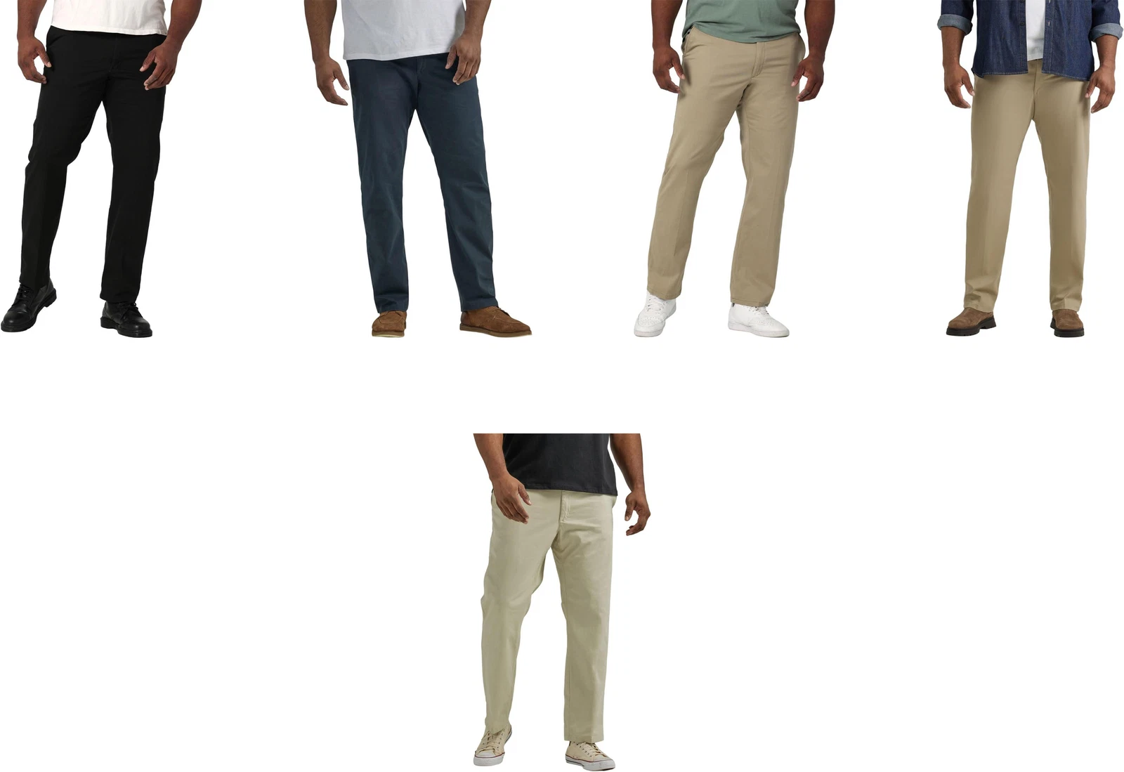 Lee Men's Big & Tall Extreme Motion Khaki Pants