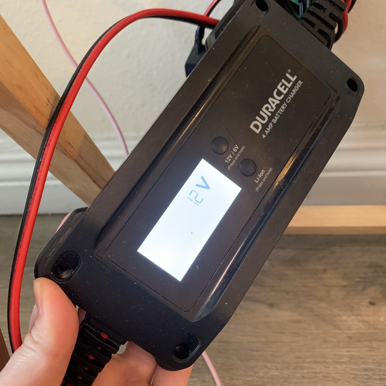 Duracell Battery Charger + Maintainer 4 AMP 12/6 Volt Quick Connect DRMC4A eBay