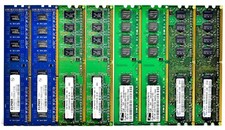 LOT 8x DDR SDRAM PC MEMORY CARDS: SAMSUNG-ELPIDA-HYNIX-PROMOS