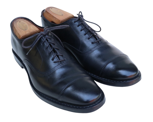 Chaussures Oxford Allen Edmonds Park Avenue En Cuir Noir - Pointure 9.5C - Occasion Très Bon état